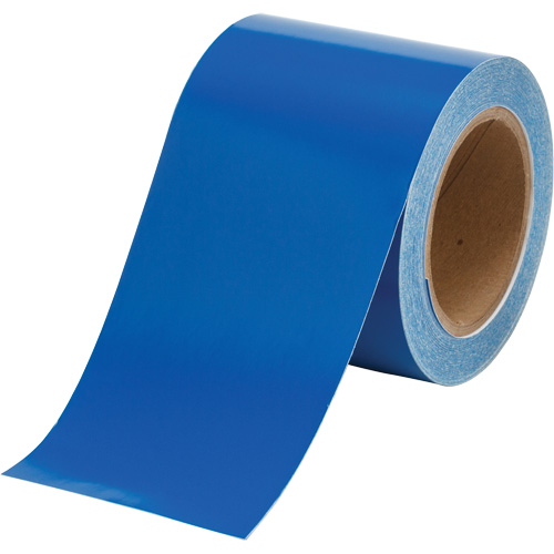 Pipe Marker Tape, 90', Blue Sécurité Médic