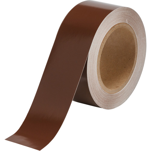 Pipe Marker Tape, 90', Brown Sécurité Médic