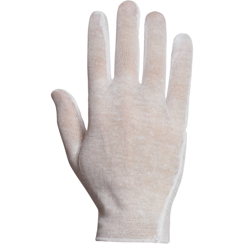 Gants d'inspection Superior ML40, Poly/coton, Poignet &agrave; ourlet, Taille unique Sécurité Médic