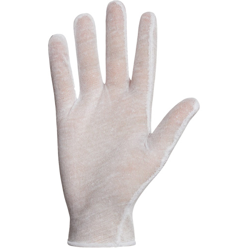 Gants d'inspection Superior ML40, Poly/coton, Poignet &agrave; ourlet, Taille unique Sécurité Médic