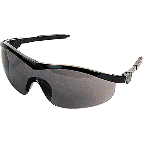 Lunettes de s&eacute;curit&eacute; Storm, Lentille Grise/fum&eacute;e, Anti-&eacute;gratignures, ANSI Z87+ Sécurité Médic