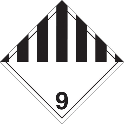 Plaque-&eacute;tiquette TMD divers dangers, Plastique Sécurité Médic