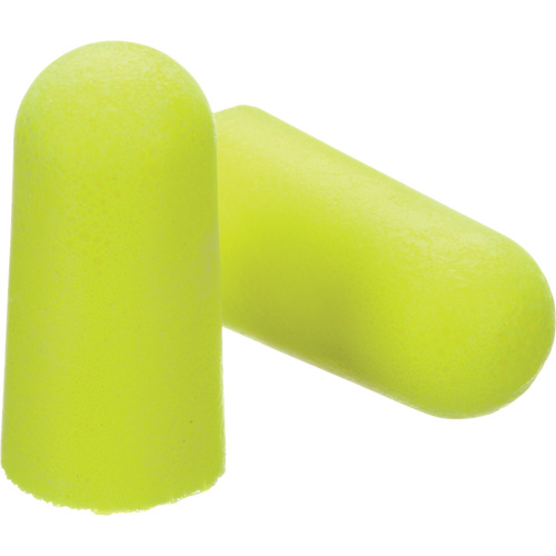 E-A-Rsoft Yellow Neon Earplugs, Bulk - Polybag Sécurité Médic