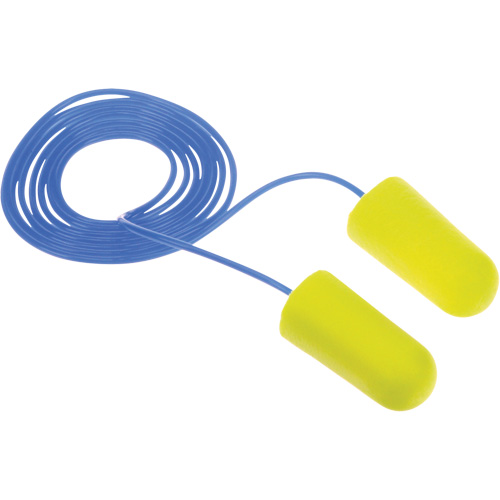 E-A-Rsoft Yellow Neon Earplugs, Bulk - Polybag, Corded Sécurité Médic