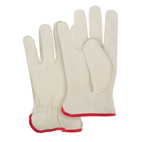 Close-Fit Driver's Gloves, Small, Grain Cowhide Palm Sécurité Médic
