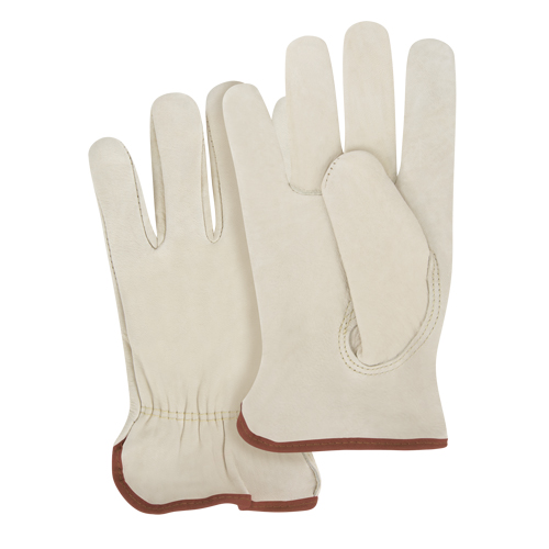 Close-Fit Driver's Gloves, Large, Grain Cowhide Palm Sécurité Médic