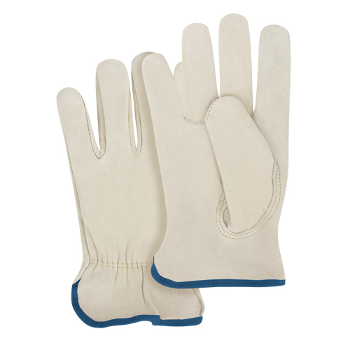 Close-Fit Driver's Gloves, X-Large, Grain Cowhide Palm Sécurité Médic