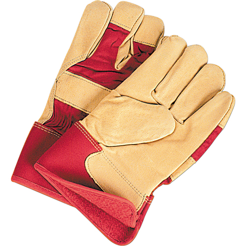 Superior Warmth Winter-Lined Fitters Gloves, Large, Grain Pigskin Palm, Thinsulate Inner Lining Sécurité Médic