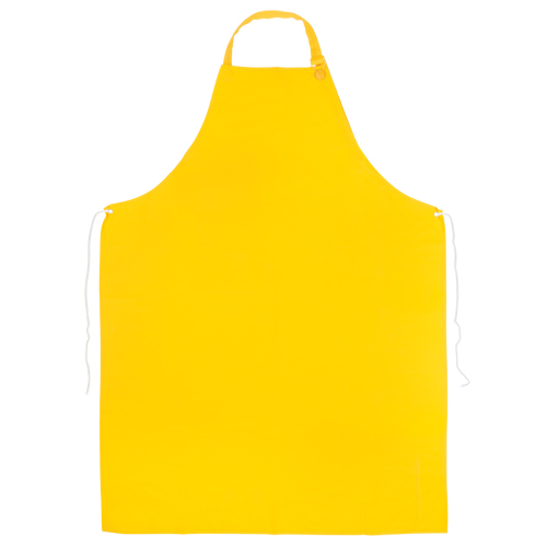 Tablier en PVC, PVC, Jaune, 35" la x 45" lo Sécurité Médic