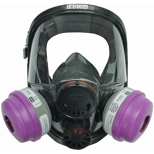 North&reg; 7600 Series Full Facepiece Respirator, Silicone, Large/Medium/Medium/Large Sécurité Médic