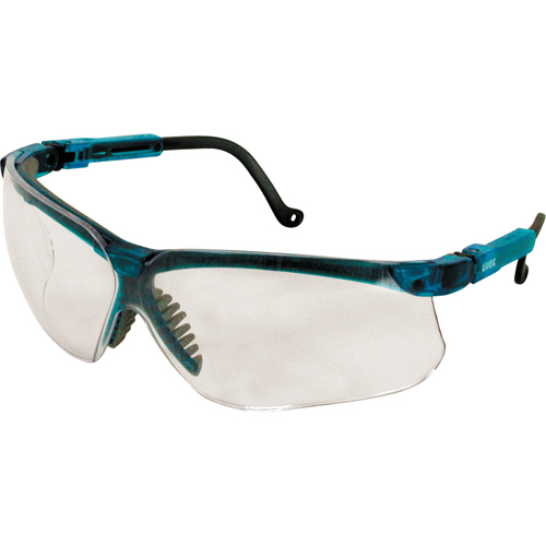 Lunettes de s&eacute;curit&eacute; Uvex Genesis, Lentille Transparent, Anti-&eacute;gratignures, R&eacute;pond ou surpasse la norme CSA Z94.3 Sécurité Médic