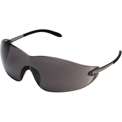 Blackjack&reg; Safety Glasses, Grey/Smoke Lens, Anti-Scratch, ANSI Z87+/Meets/Exceeds CSA Z94.3 Sécurité Médic