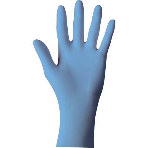 N-Dex&reg; 6005PF Gloves, Medium, Nitrile, 4-mil, Powder-Free, Blue Sécurité Médic