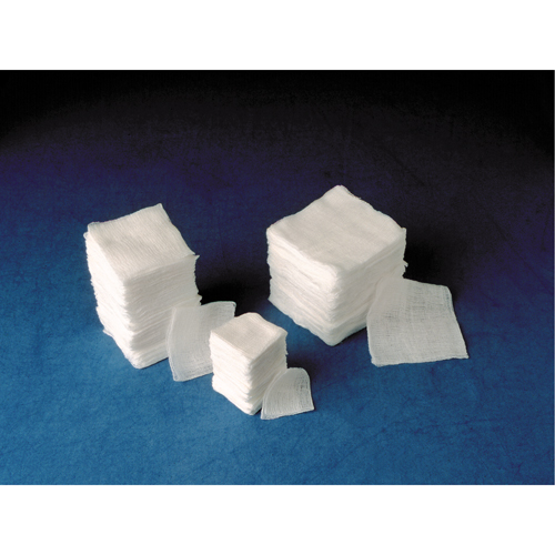 Gauze Sponges, Pad, 4" L x 4" W, Medical Device Class 1 Sécurité Médic