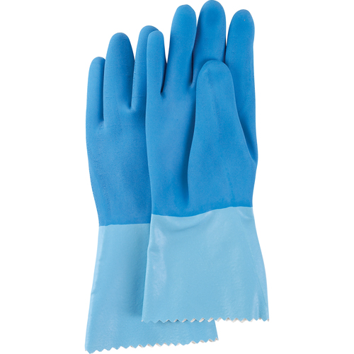 Gants lourds Blue-Grip, Taille 6/Petit, 12" lo, Latex de caoutchouc, Doublure en Interlock, 45 mils Sécurité Médic