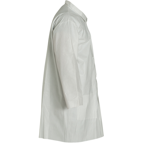 ProShield&reg; 60 Lab Coat, Microporous/Polypropylene, White, Medium Sécurité Médic