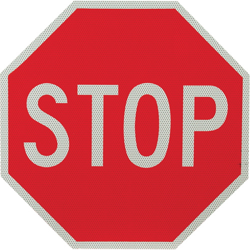 Panneau de signalisation &agrave; deux c&ocirc;t&eacute;s  Stop/Slow  Sécurité Médic
