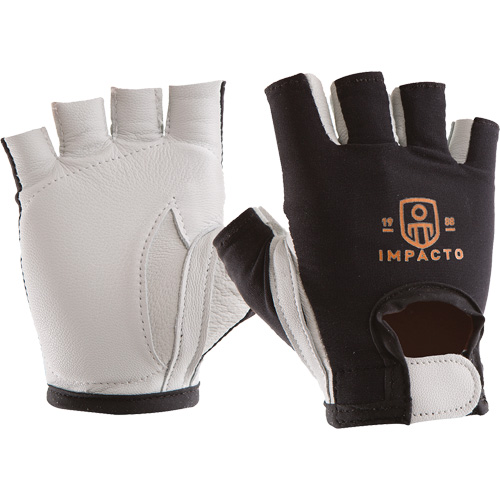 Anti-Impact Right-Hand Glove, X-Small, Goatskin/Split Leather Palm, Hook & Loop Cuff Sécurité Médic