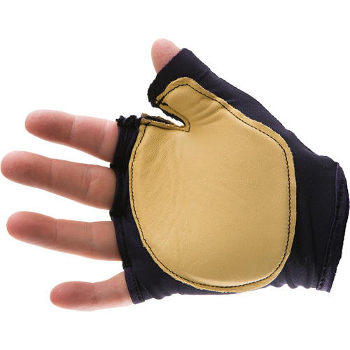 Anti-Impact Tool Grip Fingerless Right-Hand Glove, Size X-Small, Grain Leather Palm Sécurité Médic