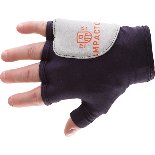Gants de protection sans doigts paume/c&ocirc;t&eacute;, droit, T-petit, Paume en Su&egrave;de, Poignet &agrave; enfiler Sécurité Médic