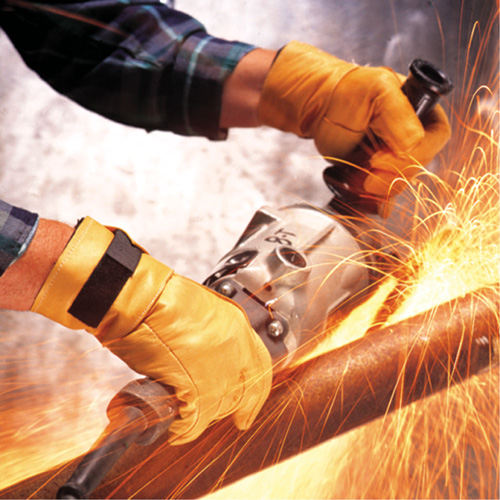 Vibration Protective Air Glove&reg;, Size X-Small, Grain Leather Palm Sécurité Médic