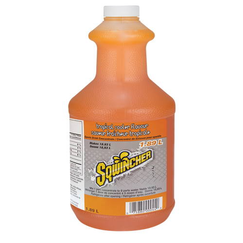 Sqwincher&reg; Rehydration Drink, Concentrate, Tropical Cooler Sécurité Médic
