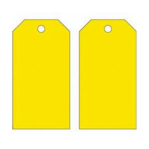 Blank Accident Prevention Tags, Metal, 3" W x 5-3/4" H Sécurité Médic