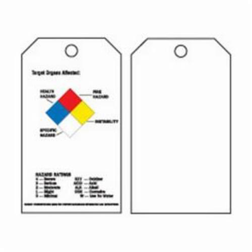 &eacute;tiquettes auto-plastifiantes du droit &agrave; l'information, Polyester, 3" la x 5-3/4" h, Anglais Sécurité Médic
