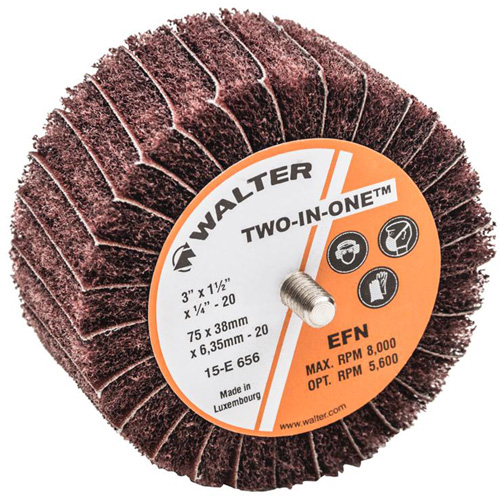 Meule &agrave; lamelles abrasives Two-In-One Sécurité Médic