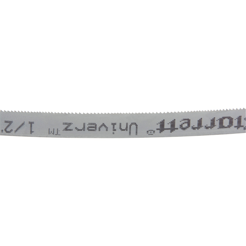 Univerz Portable Band Saw Blade, Bi-Metal, 44-7/8" L x 1/2" W x 0.020" Thick, 14-18 TPI Sécurité Médic