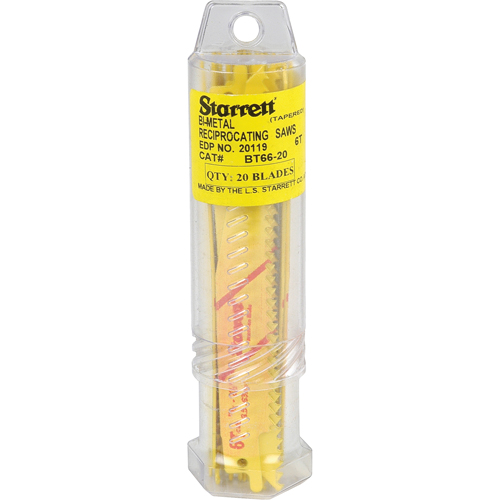 Fastcut General Purpose Reciprocating Blades, Bi-Metal, 6 TPI, 6" L x 3/4" W Sécurité Médic
