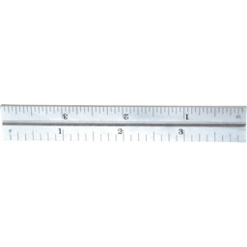 Junior Combination Squares, 4" L, 8/100" Graduations, Steel, Satin Sécurité Médic