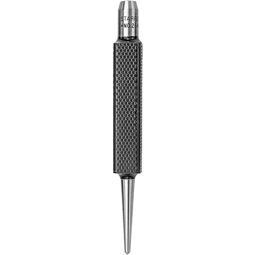 Centre Punch with Square Shank, 5/64" Dia., 3/8" Stock Size, 3-1/2" L Sécurité Médic