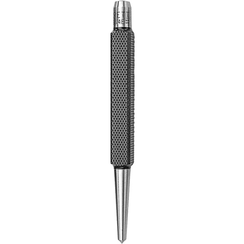 Centre Punch with Square Shank, 5/32" Dia., 3/8" Stock Size, 4-1/4" L Sécurité Médic