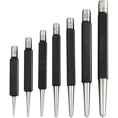 7-Piece Centre Punches With Square Shank Sécurité Médic