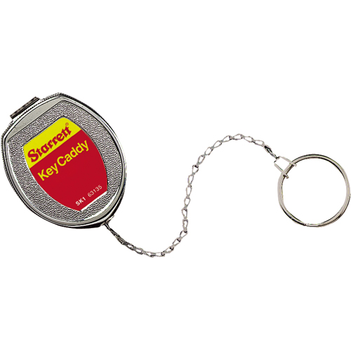 Key Caddy, Stainless Steel, 21" Cable, Belt Clip Attachment Sécurité Médic