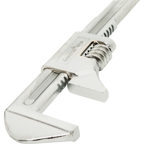 Automotive Wrench, 15" L, 19.3 mm Max Width, Chrome Sécurité Médic
