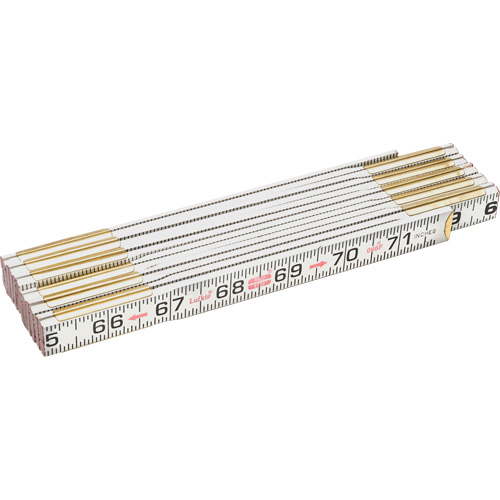 Red End&reg; Flat Reading Rule, 6' L, Wood Sécurité Médic