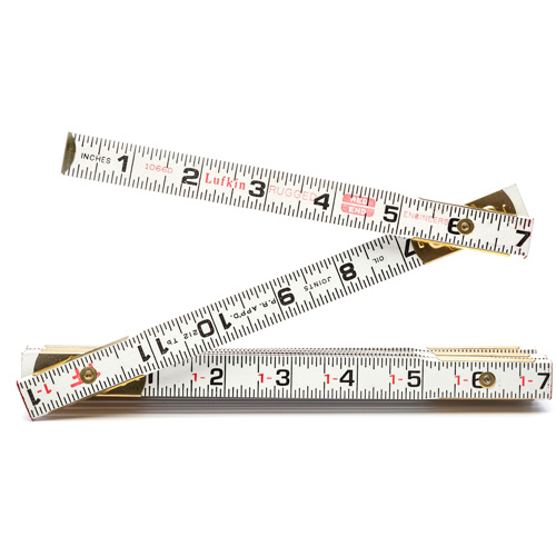 Red End&reg; Engineer's Scale Rule, 6' L, Wood, 1/16" Graduations Sécurité Médic