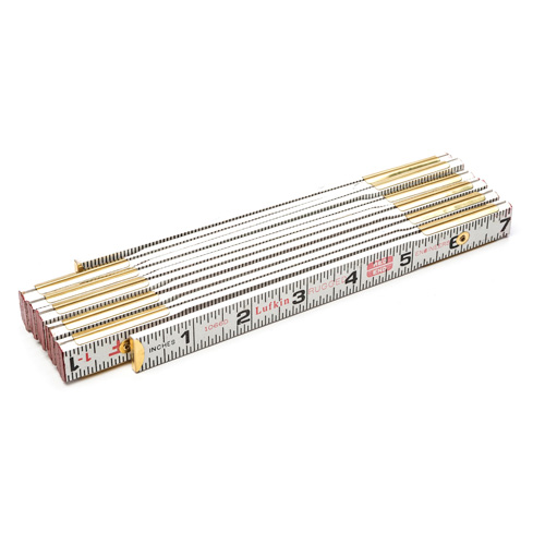 Red End&reg; Engineer's Scale Rule, 6' L, Wood, 1/16" Graduations Sécurité Médic