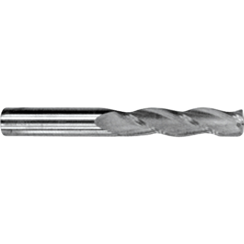 Extra Long Series End Mill, 1/4" Dia., 4 Flutes, Carbide Sécurité Médic