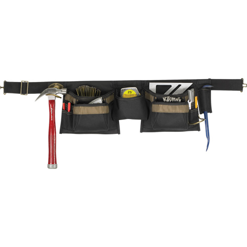 Ceinture &agrave; outils combin&eacute;e de luxe, Polyester, Noir Sécurité Médic