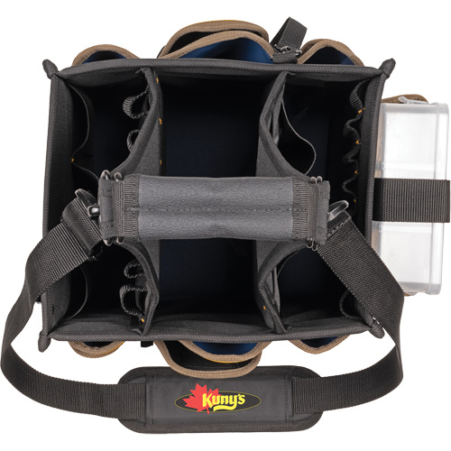 Large Electrical & Maintenance Tool Carrier, Polyester, 23 Pockets, Black Sécurité Médic