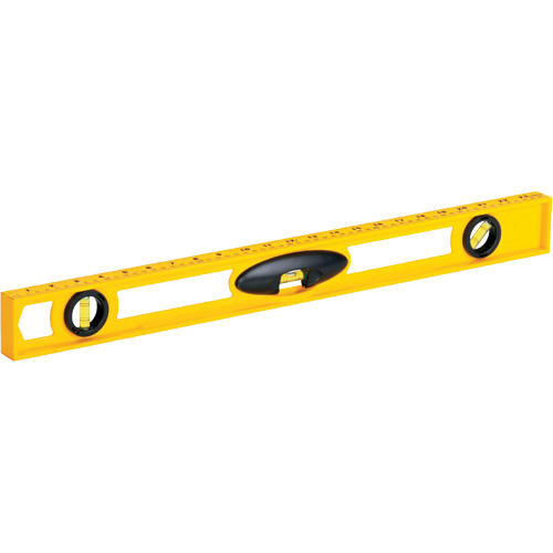 High-Impact ABS Level, I-Beam, 2' L, Plastic, 3, Non-Magnetic Sécurité Médic