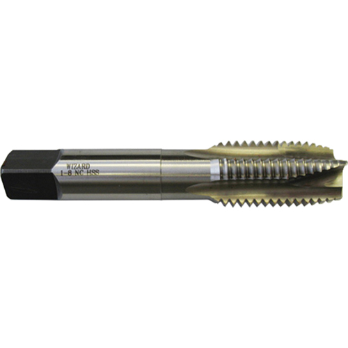 Bright Wizard Spiral Point Machine Tap, 7/8"-9 Thread, 4-11/16" L Sécurité Médic