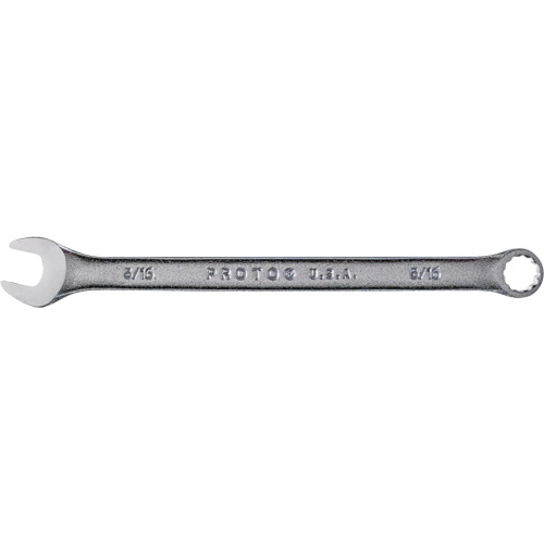Combination Wrench, 12 Point, 5/16", Satin Finish Sécurité Médic