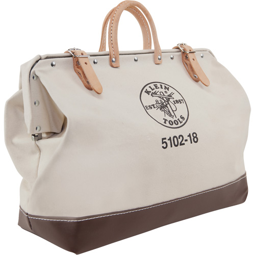 Sac &agrave; outils robuste de 18", Toile, 1 pochettes, Beige Sécurité Médic