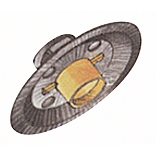 A24N Fast Grinding Wheel, 6" x 1/4", 7/8" Arbor, Aluminum Oxide, Type 27 Sécurité Médic