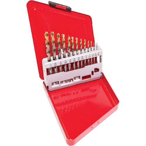 Jobber Drill Set, 13 Pieces, High Speed Steel Sécurité Médic