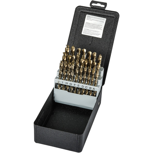 Jobber Length Drill Bit Set, 26 Pieces, High Speed Cobalt Sécurité Médic